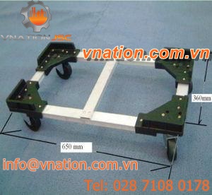 transport cart / handling / metal / plastic