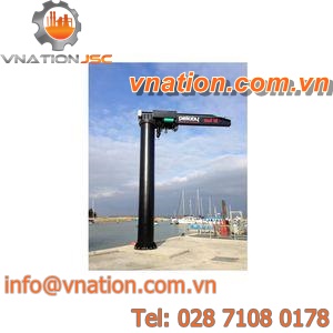 pillar jib crane / full rotation / industrial / with winch