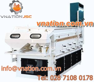 gravimetric separator / particle / for food production lines / for the food industry