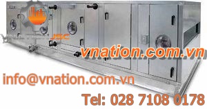 heat-recovery air handling unit / horizontal / modular