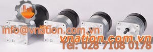 stepper electric gearmotor / DC / synchronous / solid-shaft