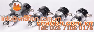 stepper electric gearmotor / DC / synchronous / coaxial