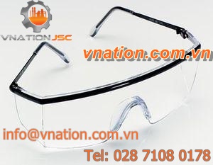 welding safety glasses / with side shields / anti-scratch coating / anti-fog coating