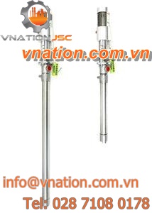chemical pump / air-operated / piston / semi-submersible