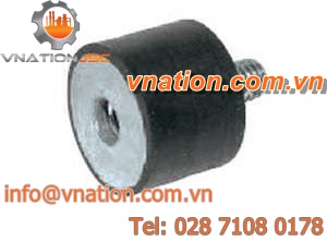 cylindrical anti-vibration mount / threaded / B type