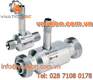 flow meter / Pelton wheel turbine / for fuel / flange-mount / stainless steel