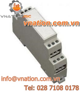 DIN rail mount temperature transmitter / thermocouple / 4-20 mA