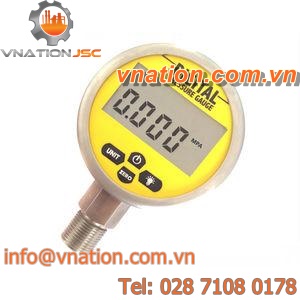 digital pressure gauge / with LCD display / process