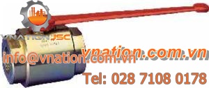 ball valve / steel / high-pressure / 2-way