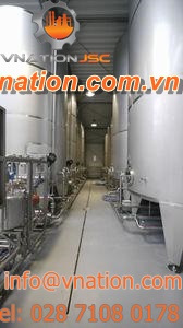 process tank / for fruit / stainless steel / with filter