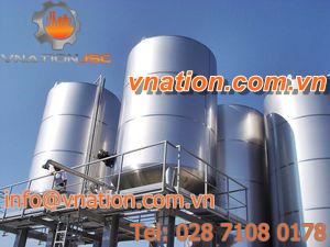 process tank / for food / pressure / cone-bottom