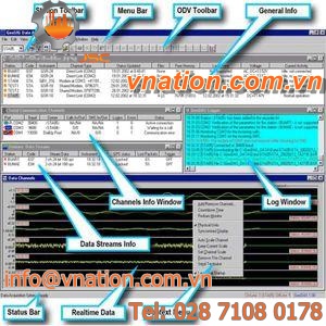 monitoring software / data acquisition / configuration / for civil engineering