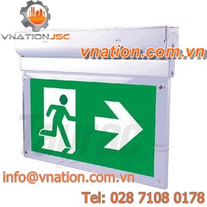 surface-mounted emergency lighting / LED / IP20 / emergency exit
