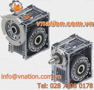 worm gear reducer / right-angle / aluminum