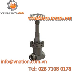 gate valve / manual / stainless steel / for industrial applications