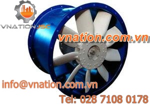 axial fan / exhaust / drying / aluminum