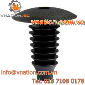 round plug / push-in / plastic / for panels