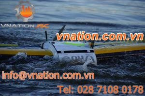 floating UAV / fixed-wing / for offshore applications / waterproof