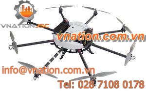 rotary airfoil UAV / eight-rotor / for industrial applications / gyrostabilized turret