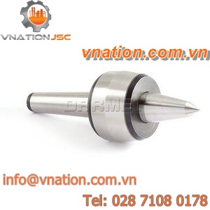 rotating lathe center / for lathes / for grinding machines / high-precision