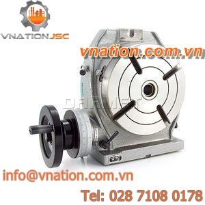 worm gear rotary table / for milling / horizontal / vertical