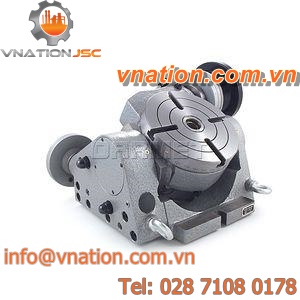vertical tilting rotary table / for machine tools