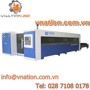 metal cutting machine / sheet metal / fiber / laser