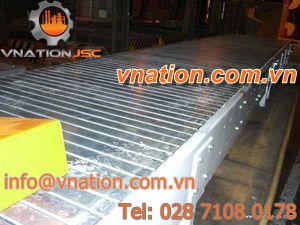 apron conveyor / for heavy loads / horizontal / transport