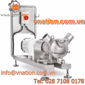 food product pump / piston / for the food and beverage industry / suction