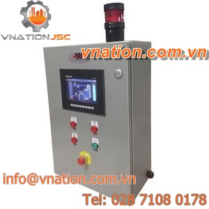 industrial temperature controller / panel-mount / multi-function
