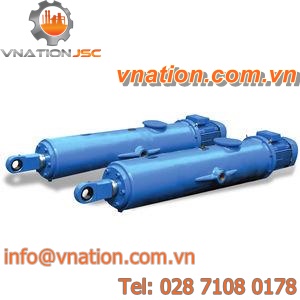linear actuator / electro-hydraulic / double-acting / compact