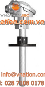 K type thermocouple / with ceramic thermowell