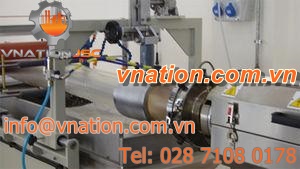pipe extrusion line / for PVC / for EVA
