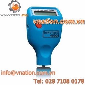 coating thickness gauge / dry film / eddy current / handheld