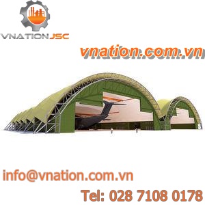 modular building / aviation hangar / large dimension / aluminum