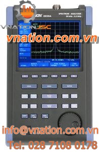 electrical network analyzer / spectrum / portable / compact