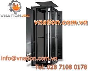 storage cabinet / single-door / metal / robust