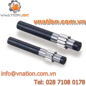 spur gear / straight-toothed / shaft / ground
