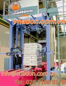 automatic pallet wrapping machine / vertical