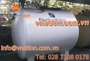fuel tank / storage / metal / horizontal