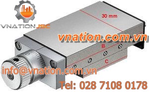 linear positioning table / manual / 1-axis / high-accuracy