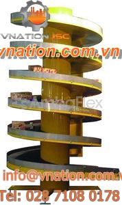belt conveyor / for the aeronautical industry / spiral / transport