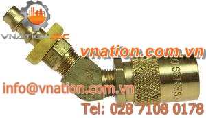 grooved fitting / elbow / pneumatic