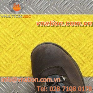 anti-slip floor covering / adhesive / for high-traffic areas