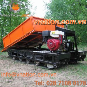 equipment transport utility vehicle / electric / dump bed