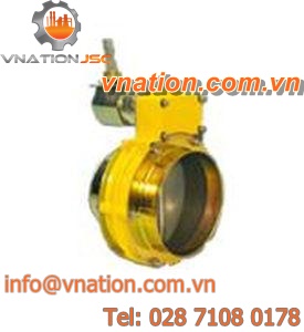 butterfly valve / shut-off / flameproof / for hazardous fluids
