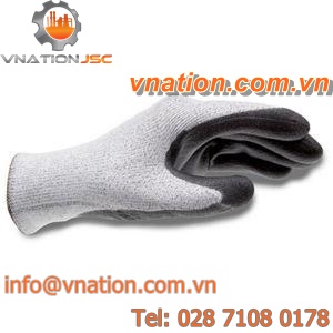 work gloves / anti-cut / polyurethane-coated