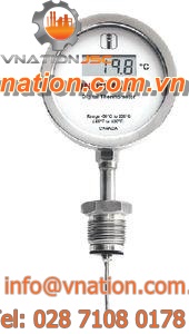 digital thermometer / RTD / insertion / industrial
