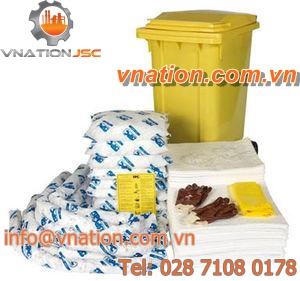 pad absorbent / roll / hydrocarbon / anti-static