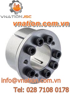 expandible axle coupling / rigid / self-centering